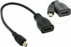 Кабель-переходник (адаптер) HDMI(19M)-Micro HDMI(19M), v1.4b/1.4b, 10 см, 5bites (BC-HDM2AF)