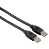 Кабель USB(Am)-USB(Am), 1.8 м, черный, Hama