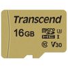 Карта памяти microSDHC Transcend 16Gb Class 10 UHS-I U3 (TS16GUSD500S)