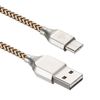Кабель USB 2.0 Type-C(m)-USB 2.0(Am), 1 м, черный/желтый ACD