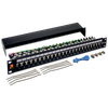 Патч-панель в шкаф 19" 1U, порты: 24xRJ-45 кат. 5e, LANMASTER LAN-PPL24S5E