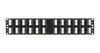 Патч-панель в шкаф 19" 2U, порты: 48xRJ-45 кат. 6, NIKOMAX NMC-RP48UE2-AN-2U-BK