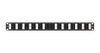 Патч-панель в шкаф 19" 1U, порты: 24xRJ-45 кат. 5e, NIKOMAX NMC-RP24UD2-AN-1U-BK