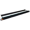 Патч-панель в шкаф 19" 0.5U, порты: 24xRJ-45 кат. 6, LANMASTER LAN-PPC24U6